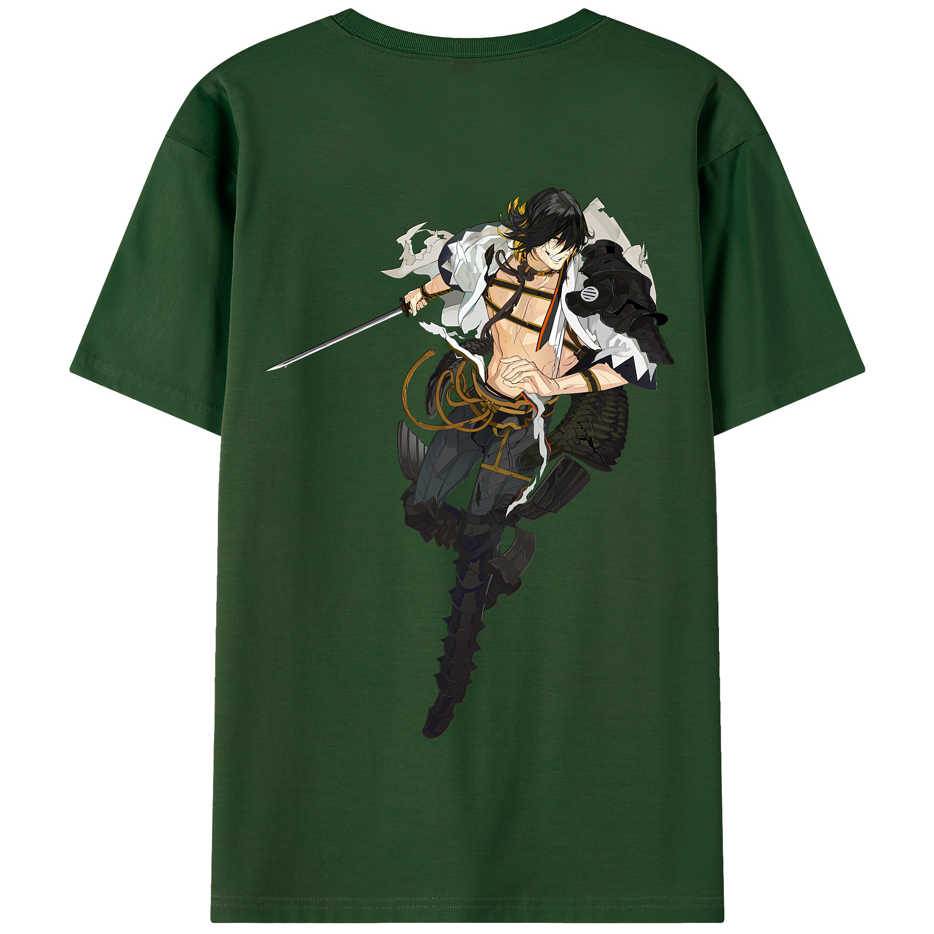 （画像用） 刀剣乱舞 Touken Ranbu 綿100％半袖Tシャツ（背面プリント）